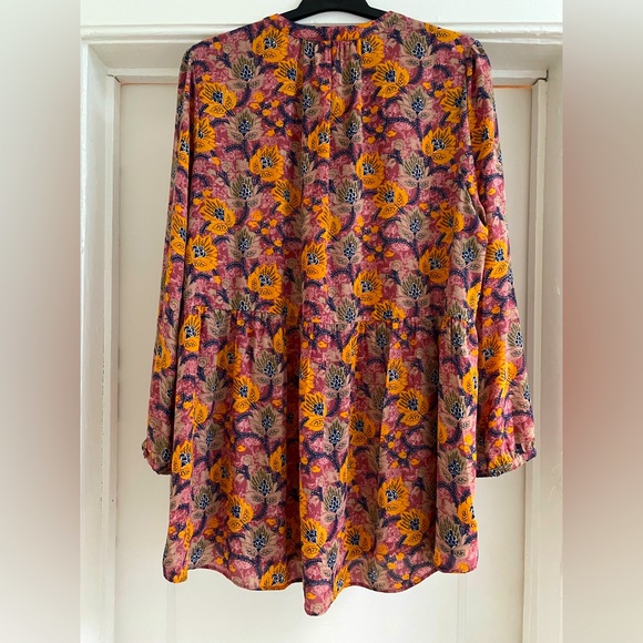 DR2 Women's Size 3X Floral Print Tunic - Picture 2 of 6